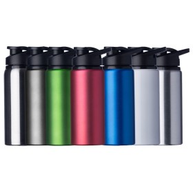 Squeeze em Alumínio de 600ml com Tampa Plástica Personalizado H540