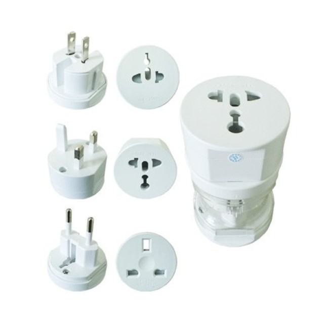 Adaptador Universal de Tomadas Personalizado para Brindes H614