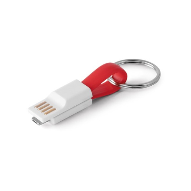 Cabo USB com Conector 2 em 1 Personalizado com Logo H970152
