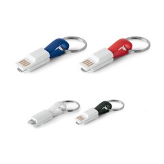 Cabo USB com Conector 2 em 1 Personalizado com Logo H970152
