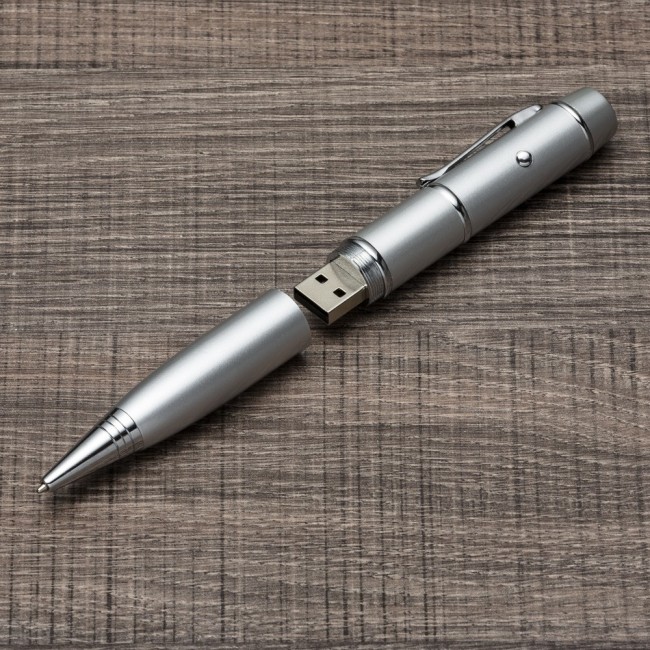 Caneta pen drive com laser e esferográfica Personalizado para Brindes H221