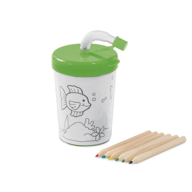 Copo para Viagem para Colorir Personalizado H540635
