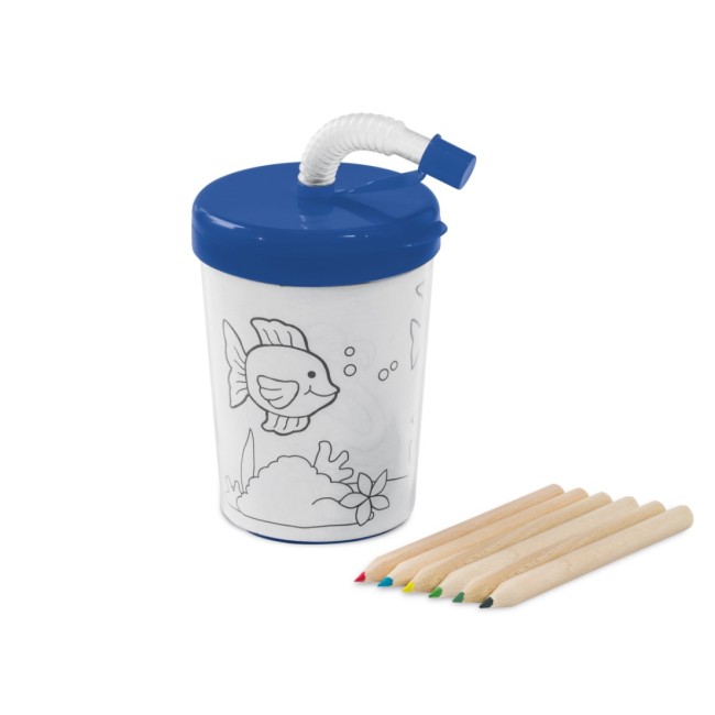 Copo para Viagem para Colorir Personalizado H540635