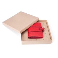 Embalagem para kit em papel kraft com elástico Personalizado para Brindes H1442