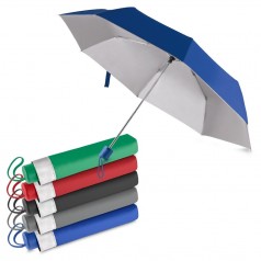 Guarda chuva médio com tecido poliéster colorido Personalizado para Brindes H1572