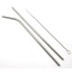 Kit canudo ecológico inox com 3 peças Personalizado para Brindes H1621