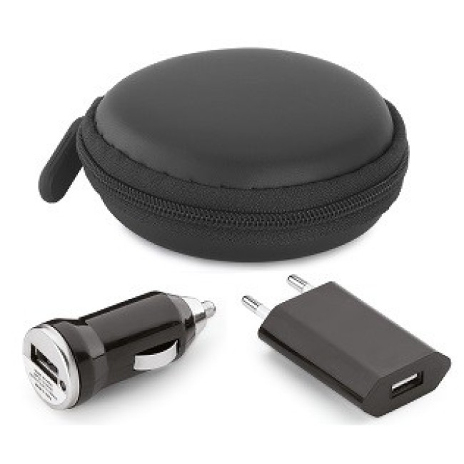 Kit Carregadores Portáteis Power Bank USB Personalizado para Brindes H203
