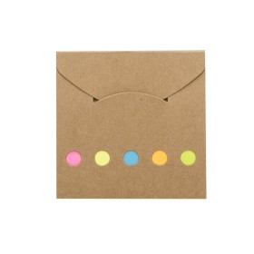 Mini bloco ecológico (kraft) de anotações com post it Personalizado para Brindes H1488