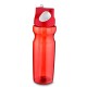 Squeeze PVC 870 ml com alça de mão emborrachado e canudo Personalizado H1425