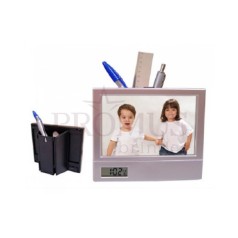 Porta Retrato e Canetas com Relógio Digital Personalizado para Brindes H388