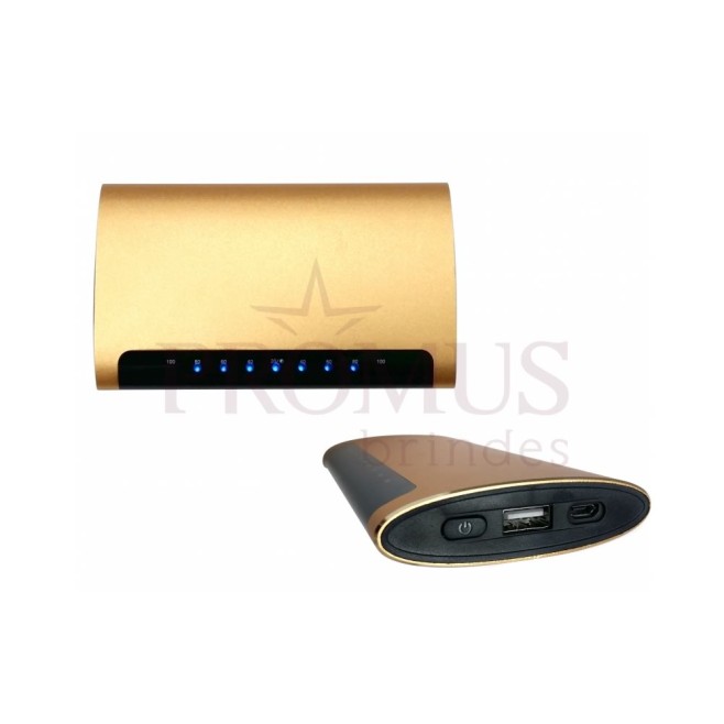 Power Bank luxo com indicador led Personalizado para Brindes H839