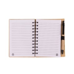 Bloco de anotações ecológico com caneta Personalizado para Brindes H1671