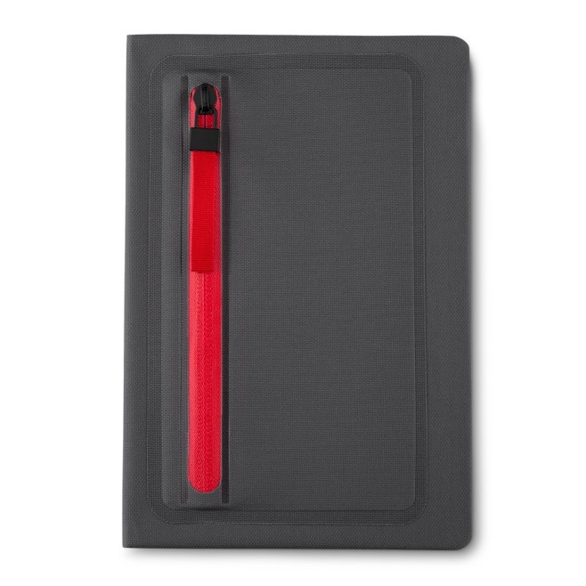 Cadernos de anotações com porta objetos na capa Personalizado para Brindes H1576