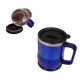 Caneca em pvc e aço inox com 400 ml Personalizada para Brindes H1042