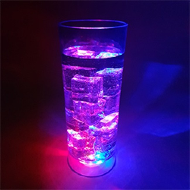 Copo long drink translúcido com led capacidade 330 ml Personalizado para Brindes H1629