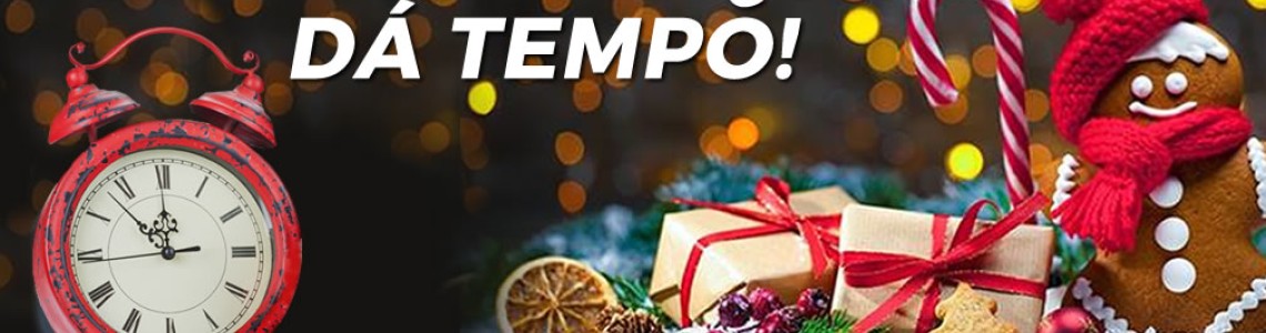 Corre que dá tempo de comprar os brindes Personalizados - Compre agora e receba antes do Natal