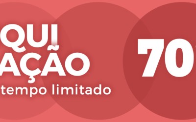 Liquidação por tempo limitado de até 70%